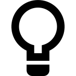 Light Bulb SVG Icon